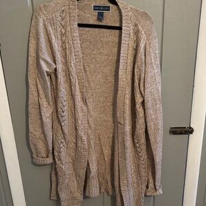 Karen Scott Women's Beige Cardigan Sweater